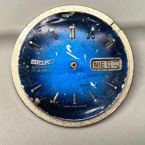 Vintage Seiko parts restore lot, movement, automatic, 17 J , 7009A, see photos